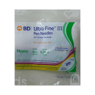 Bd Ultra Fine Nano Pen Needle Pack Of 5