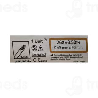 Bd Spinal Needle 26g 1