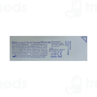 Bd Neoflon Pro Iv Cannula Ref 391389 26ga  1