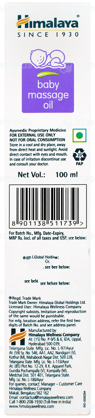 Himalaya Baby Massage Oil 100ml