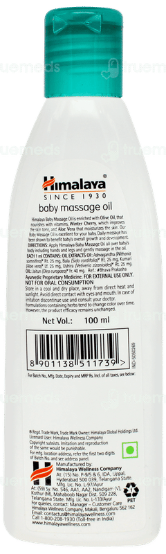 Himalaya Baby Massage Oil 100ml