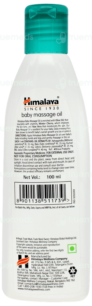 Himalaya Baby Massage Oil 100ml