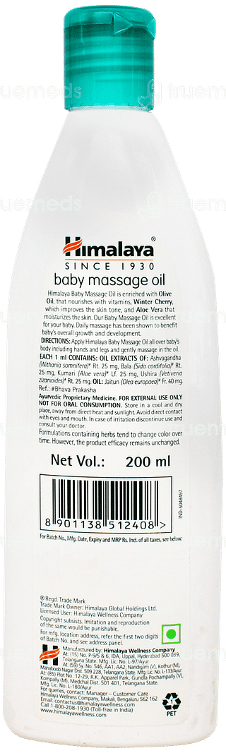 Himalaya Baby Massage Oil 200ml