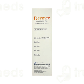Dermec Massage Oil 100 ML