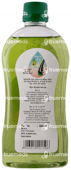 Keo Karpin Non Sticky Hair Oil 500ml
