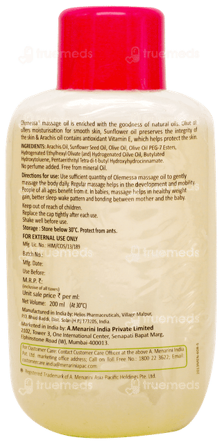 Olemessa Massage Oil 200ml