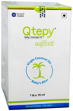 Qtepy Baby Massage Oil 15Ml Pack Of 7 Qtepy Baby Massage Oil 15Ml Pack Of 7
