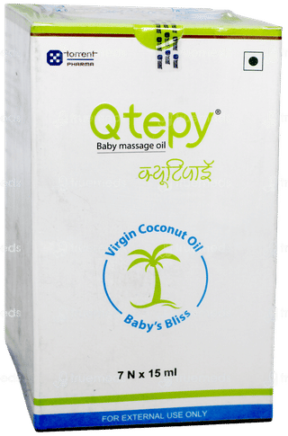 Qtepy Baby Massage Oil 15Ml Pack Of 7