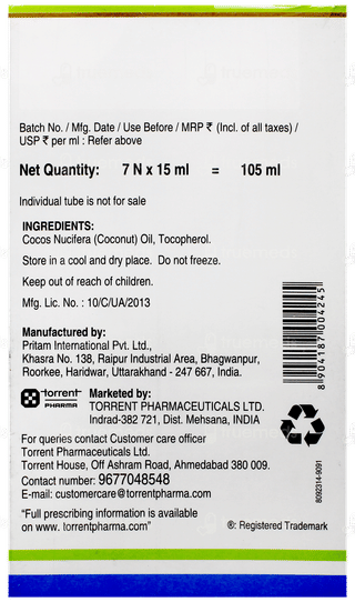 Qtepy Baby Massage Oil 15Ml Pack Of 7