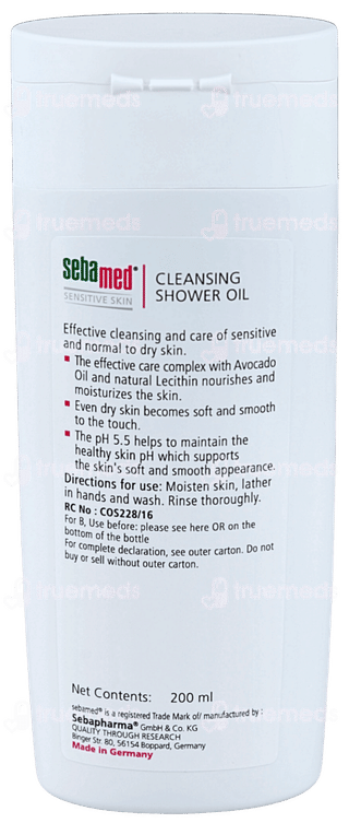 Sebamed Sensitive Skin Shower Oil 200ml