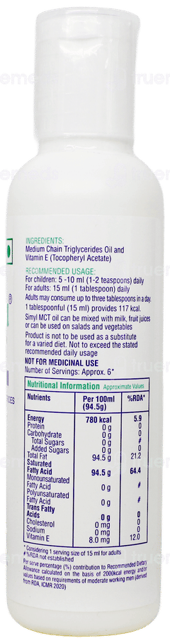 Simyl Mct Oil 100Ml