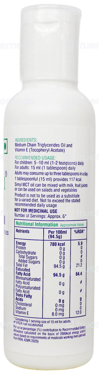 Simyl Mct Oil 100Ml
