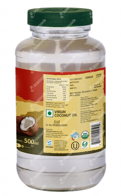 Organic India Virgin Coconut Oil 500ml