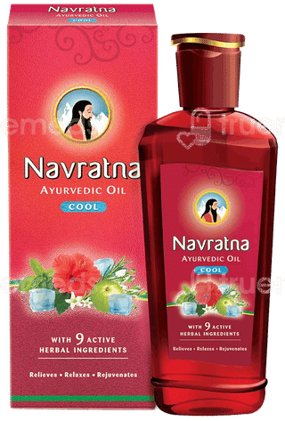 Navratna Ayurvedic Cool Hair Oil 200Ml