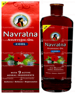 Navratna Ayurvedic Cool Hair Oil 300Ml