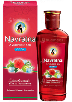 Navratna Ayurvedic Cool Hair Oil 450Ml