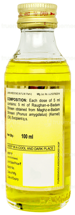 Hamdard Raughan E Badam Shireen Oil 100ml