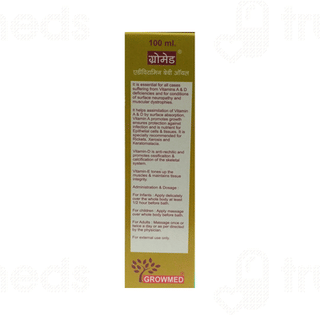 Growmed Ad Vitamin Baby Oil 100ml