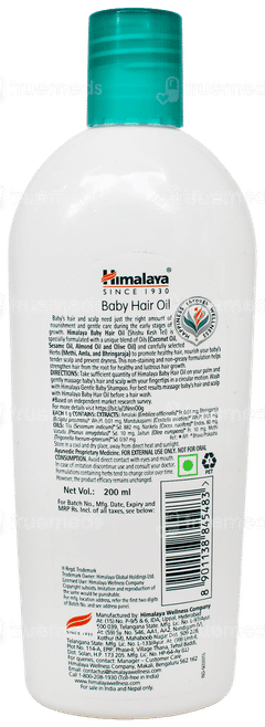Himalaya Baby Hair Oil 200Ml