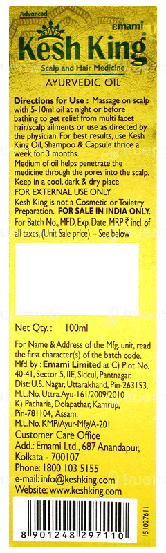 Emami Kesh King Ayurvedic Oil 100ml