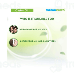 Mamaearth Castor Oil For Healthier Skin Hair And Nails 150ml