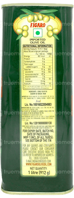 Figaro Olive Oil 1litre