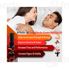 Laal Ghoda Extra Strong Oil For Erectile Dysfunction 30 Ml