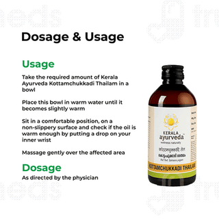 Kerala Ayurveda Kottamchukkadi Thailam 200 ML