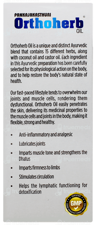 Pankajakasthuri Orthoherb Oil 100ml