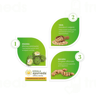 Kerala Ayurveda Gandharvahastadi Castor Oil 100 ML