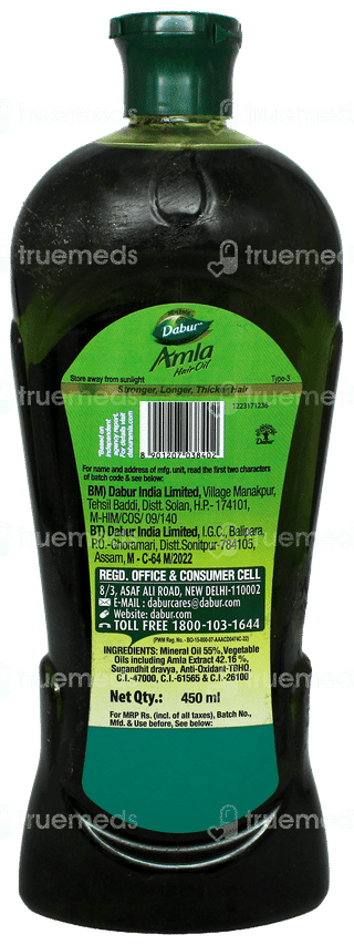 Dabur Amla Hair Oil 450ml