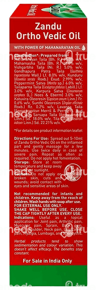 Zandu Ortho Vedic Oil 60ml