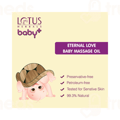 Lotus Herbals Baby+ Eternal Love Baby Massage Oil 100 ML