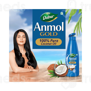 Dabur Anmol Gold Pure Coconut Oil 600ml