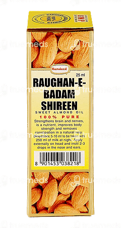 Hamdard Raughan E Badam Shirin Oil 25 ML