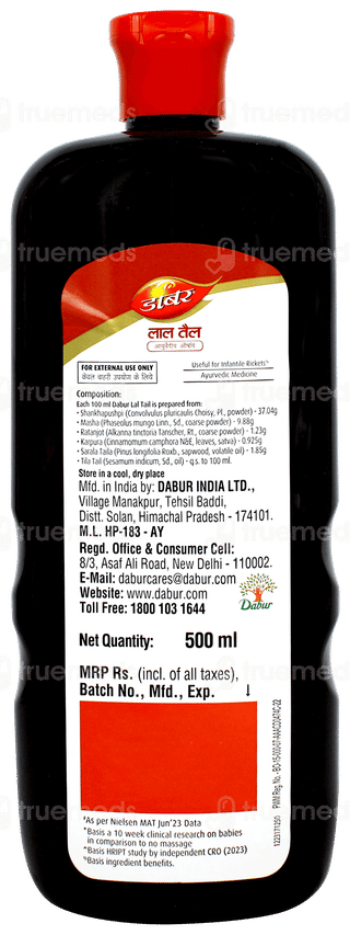 Dabur Lal Tail 500ml