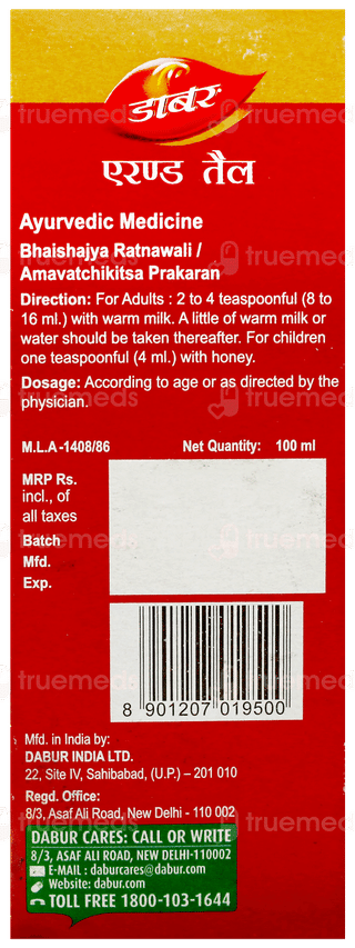 Dabur Erand Tail 100Ml