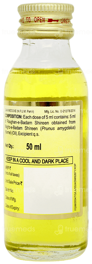 Hamdard Raughan E Badam Shireen Oil 50ml