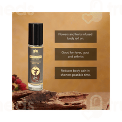 Vrinda Body Pain Relief Aromatic And Therapeutic Oil Roll On 8 ML