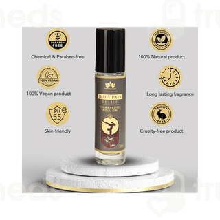 Vrinda Body Pain Relief Aromatic And Therapeutic Oil Roll On 8 ML