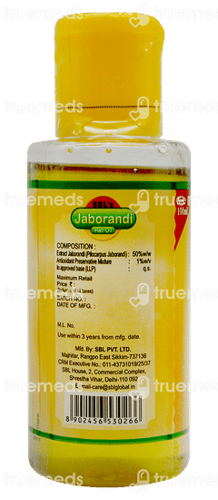 Sbls Jaborandi Hair Oil 100ml