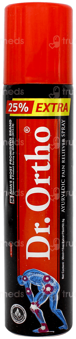 Dr Ortho Pain Reliever Spray 75ml