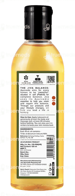 Jiva Medicated Til Oil 120 ML