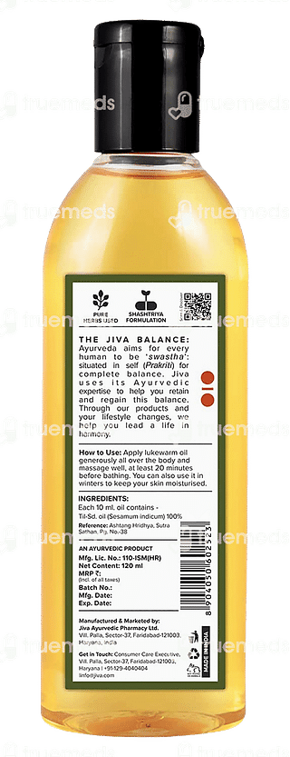 Jiva Medicated Til Oil 120 ML