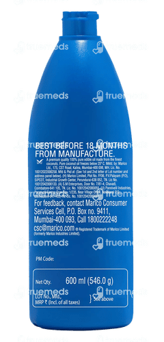 Parachute 100% Pure Coconut Oil 600ml