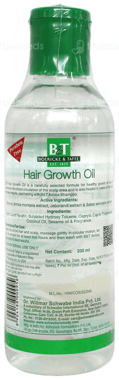 Boericke & Tafel Hair Growth Oil 200Ml
