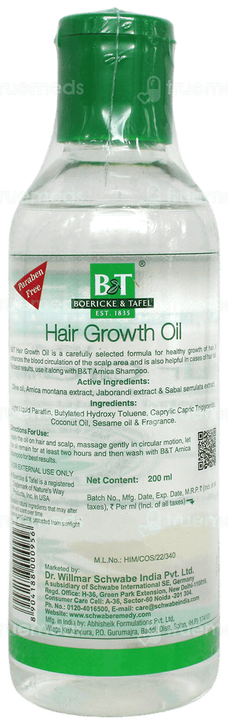 Boericke & Tafel Hair Growth Oil 200Ml