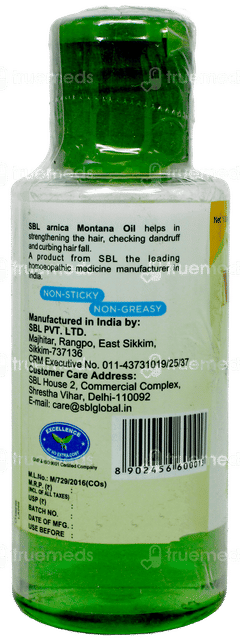 Sbl Arnica Montana With Tjc Hair Oil 100Ml