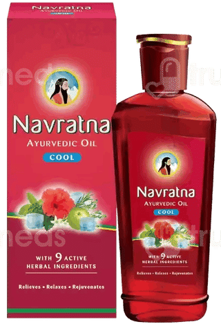 Navratna New Ayurvedic Cool Hair Oil 180Ml