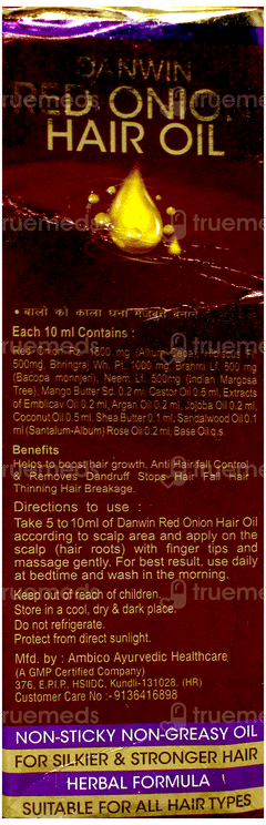 Danwin Red Onion Hair Oil 100Ml